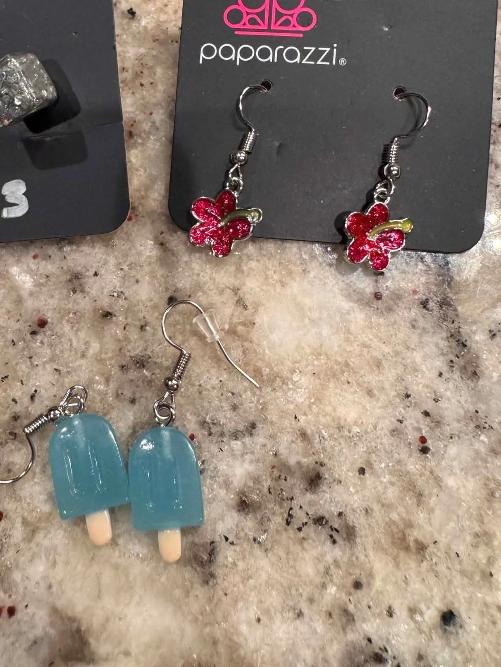 Paparazzi Kids Blue Popsicle Dangle Earrings